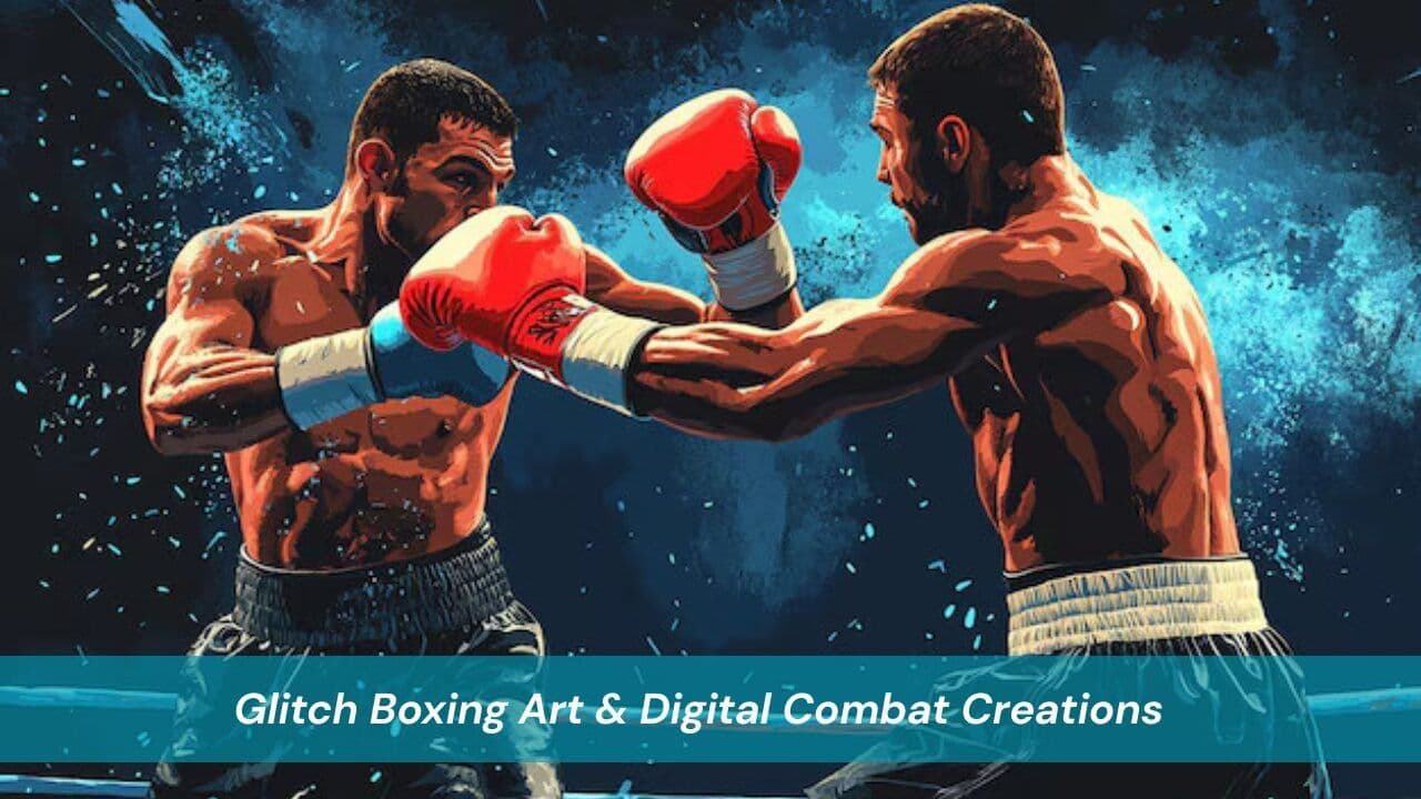 Glitch Boxing Art & Digital Combat Creations
