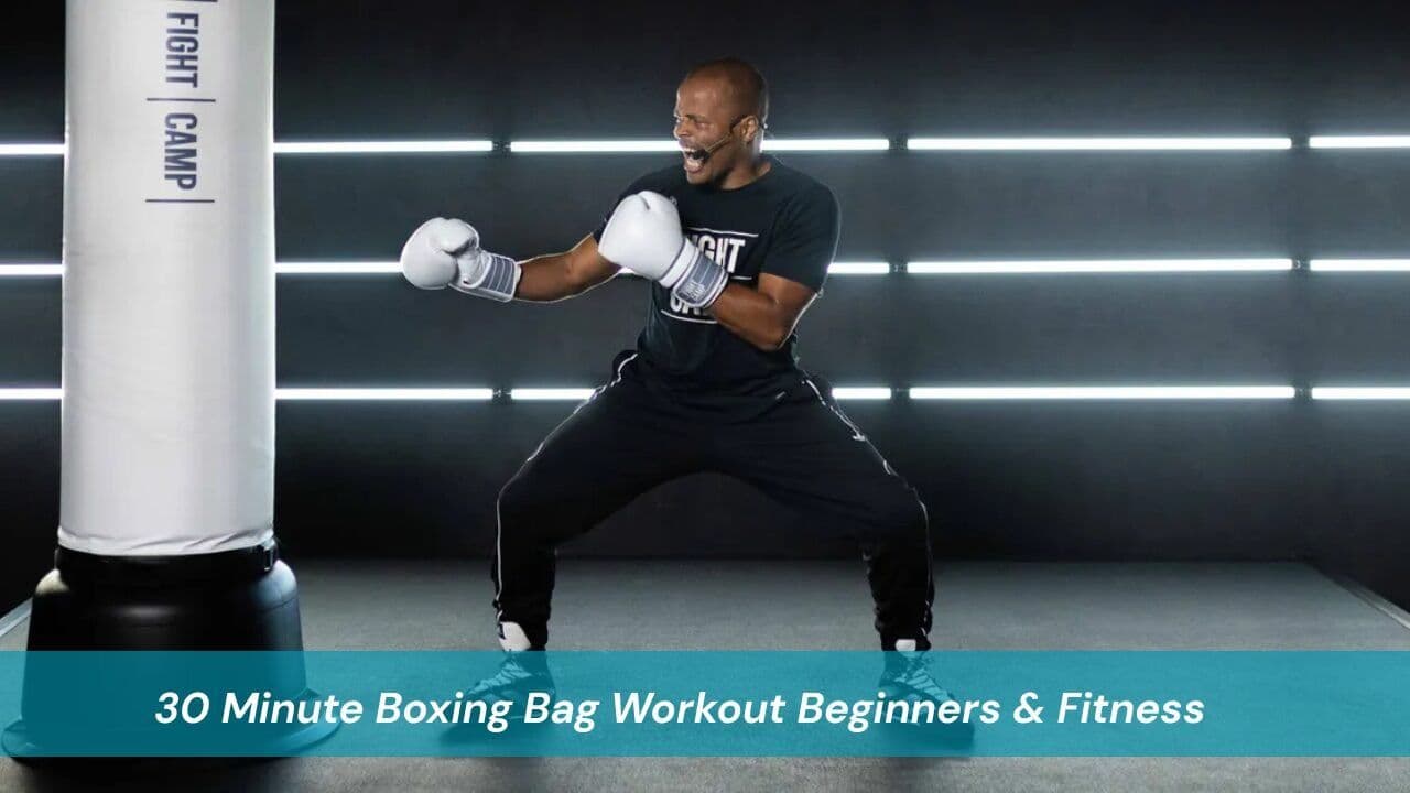30 Minute Boxing Bag Workout Beginners & Fitness