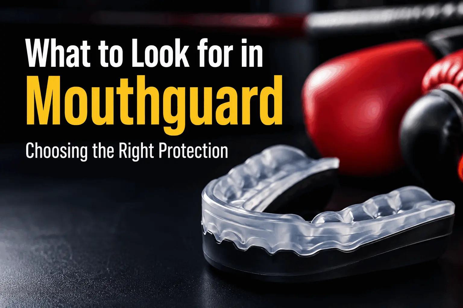 What to Look for in Mouthguard Choosing the Right Protection