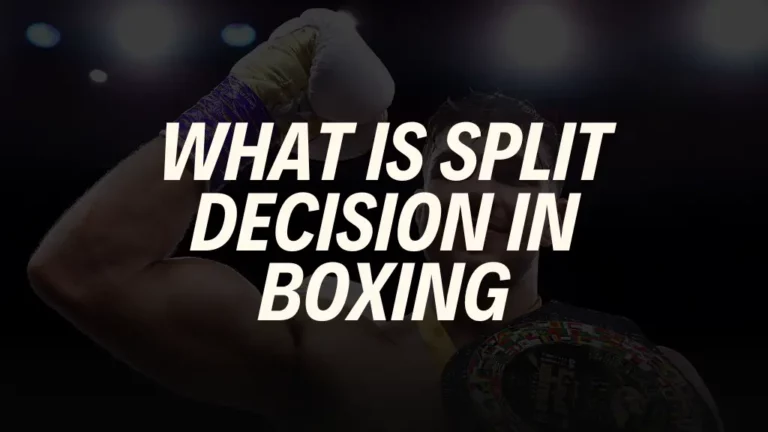 What is Split Decision in Boxing