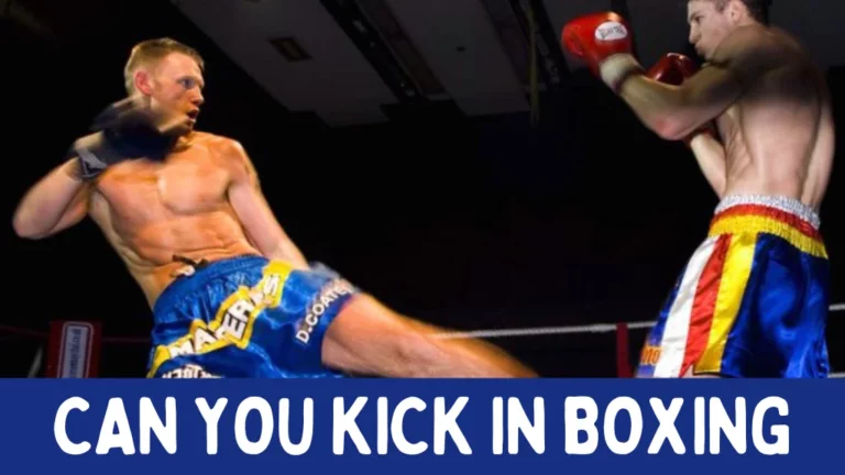 can you kick in boxing