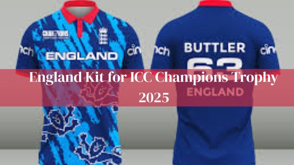 England Kit for ICC Champions Trophy 2025