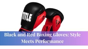 Black and Red Boxing Gloves