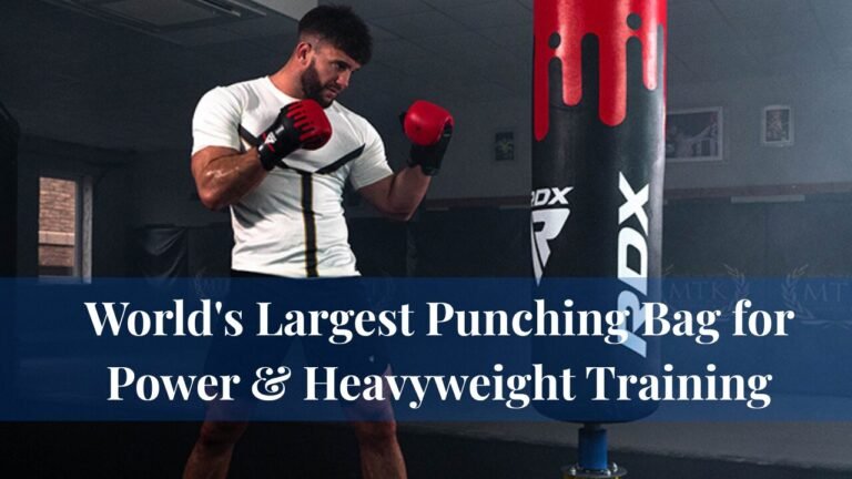 World's Largest Punching Bag for Power & Heavyweight Training