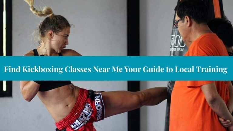 Find Kickboxing Classes Near Me