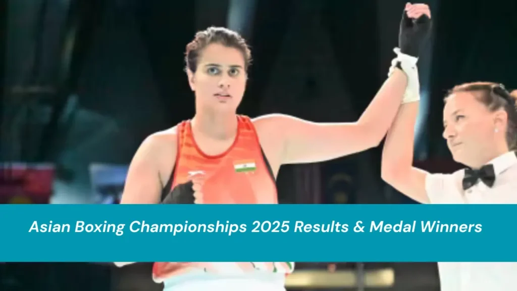 Asian Boxing Championships 2025 Results