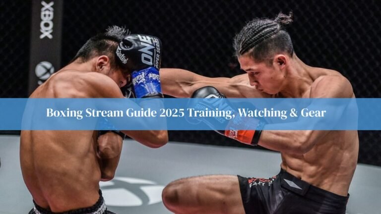 Boxing Stream Guide 2025 Training,