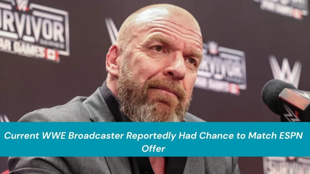 Current WWE Broadcaster