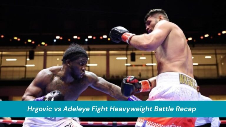 Hrgovic vs Adeleye Fight