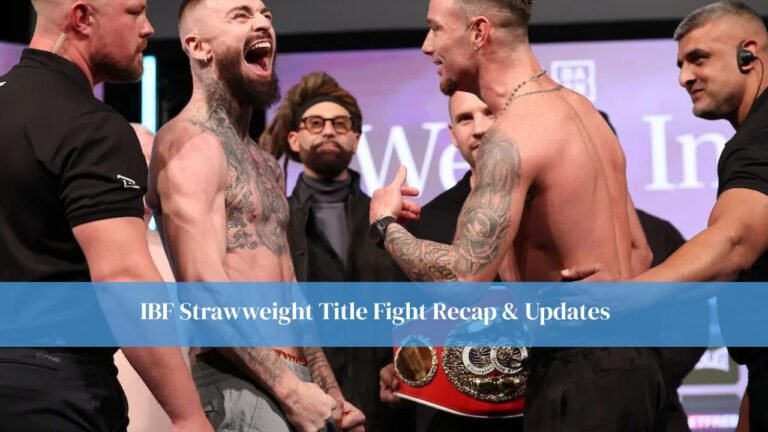 IBF Strawweight Title Fight