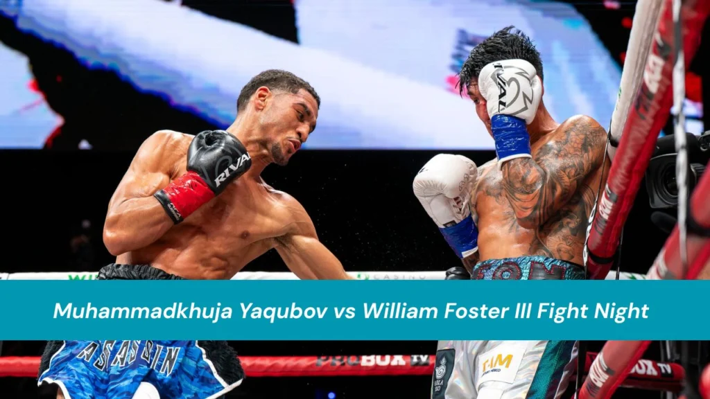 Muhammadkhuja Yaqubov vs William