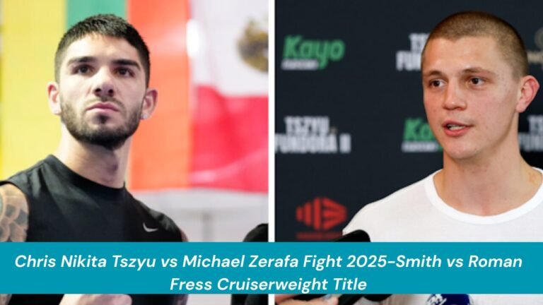 Nikita Tszyu vs Michael Zerafa Fight