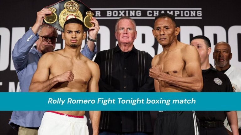 Rolly Romero Fight Tonight boxing match