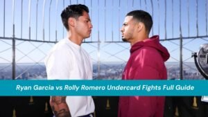 Ryan Garcia vs Rolly Romero Undercard Fights Full Guide