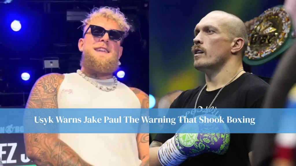Usyk warns Jake Paul